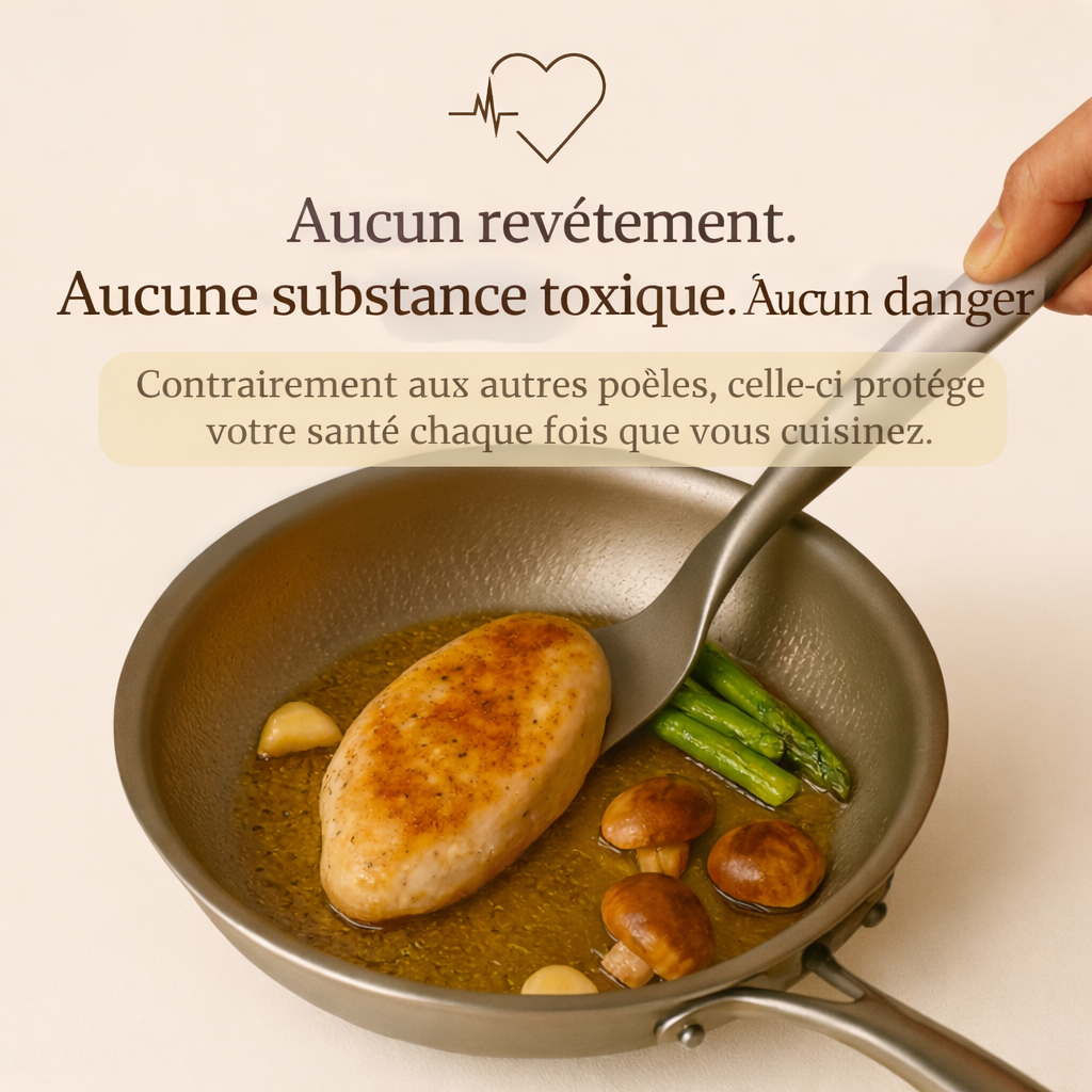 TitanPro™ G5 Poêle en titane pur