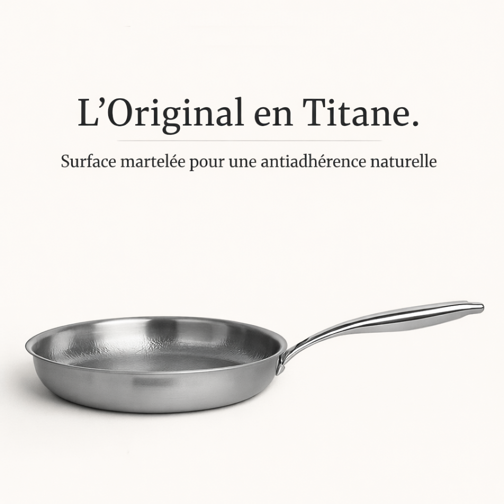 TitanPro™ G5 Poêle en titane pur