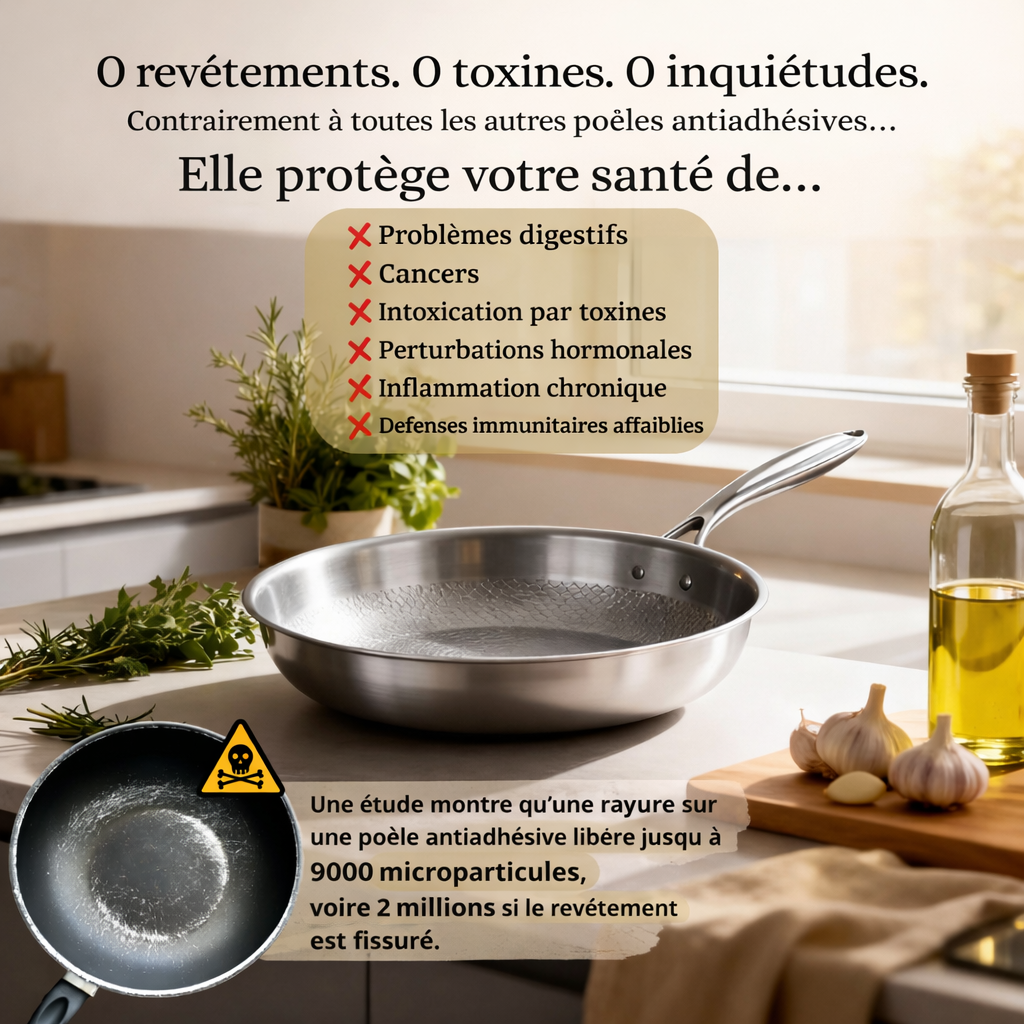 TitanPro™ G5 Poêle en titane pur