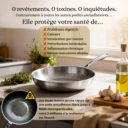 TitanPro™ G5 Poêle en titane pur