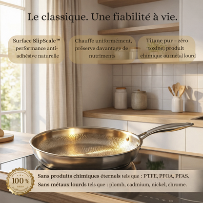 TitanPro™ G5 Poêle en titane pur